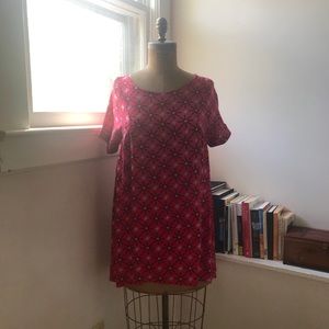 Free People Red Floral Tunic Dress 🌹✨